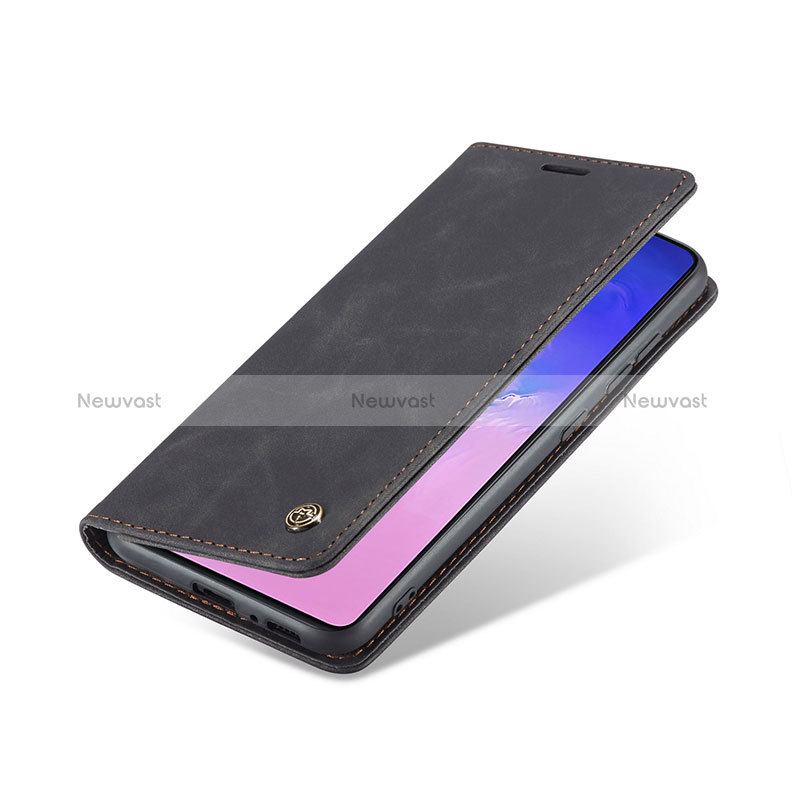 Leather Case Stands Flip Cover Holder C01S for Samsung Galaxy S10 Lite