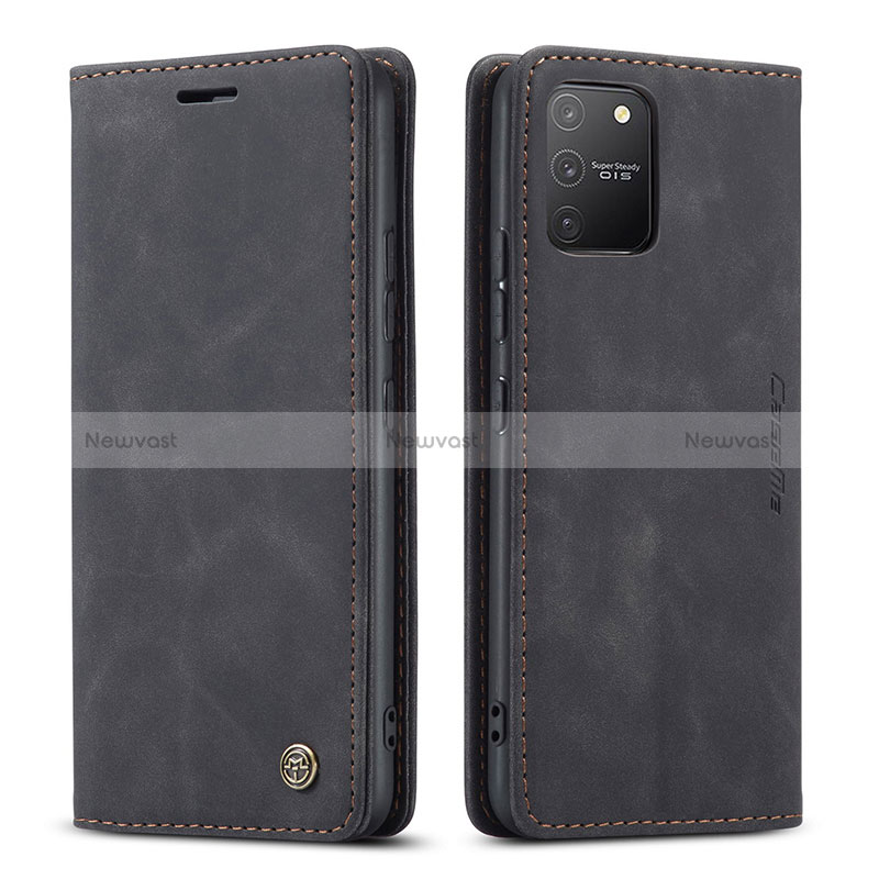 Leather Case Stands Flip Cover Holder C01S for Samsung Galaxy S10 Lite