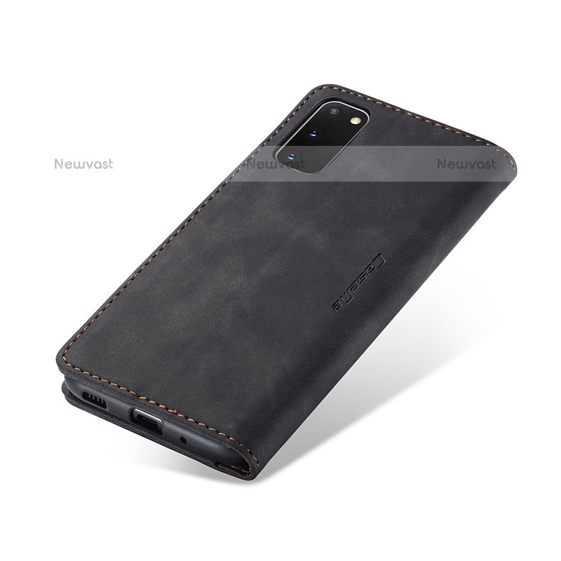 Leather Case Stands Flip Cover Holder C01S for Samsung Galaxy S20