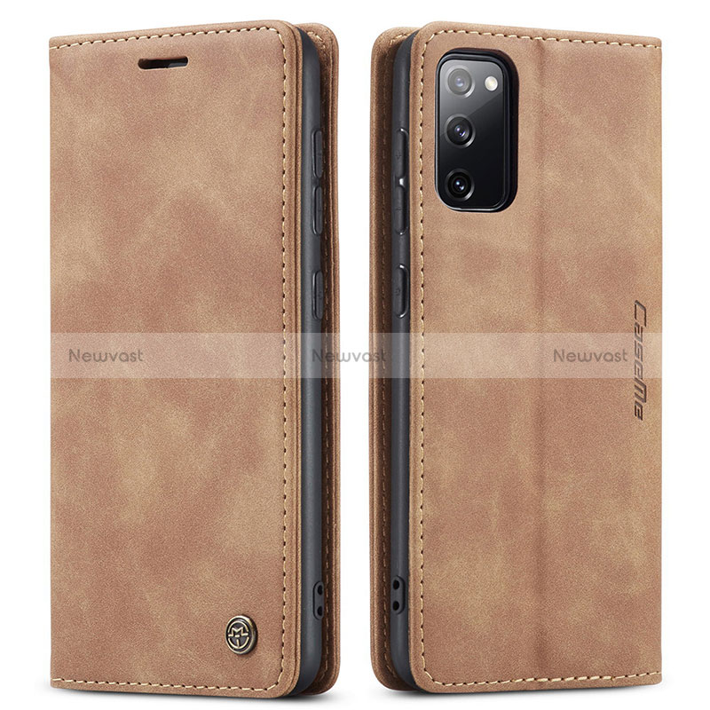 Leather Case Stands Flip Cover Holder C01S for Samsung Galaxy S20 FE (2022) 5G