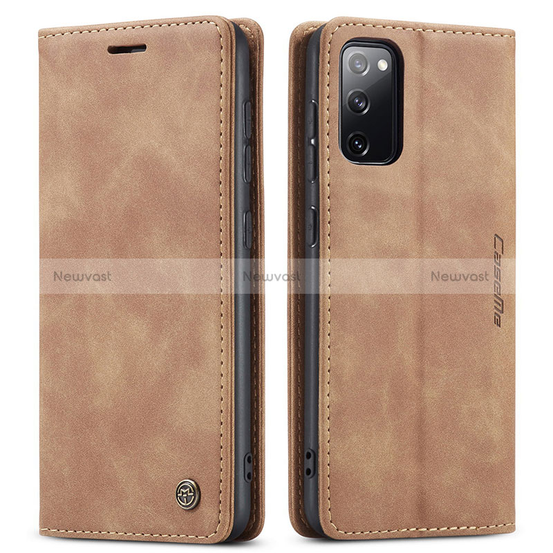 Leather Case Stands Flip Cover Holder C01S for Samsung Galaxy S20 FE 5G