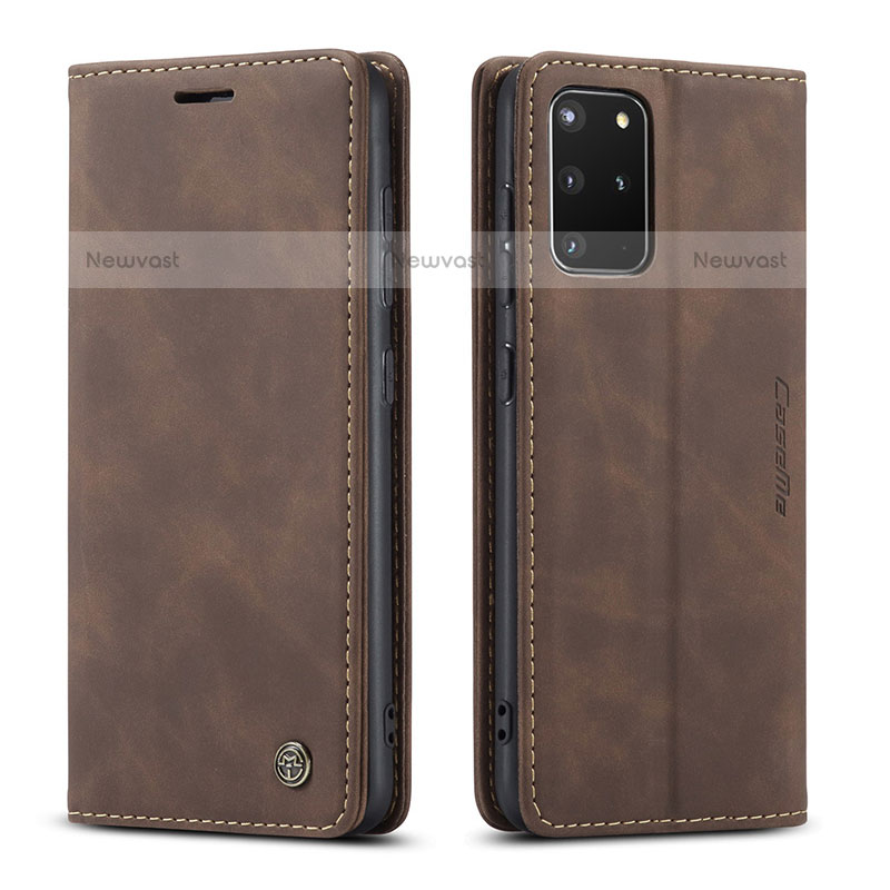 Leather Case Stands Flip Cover Holder C01S for Samsung Galaxy S20 Plus