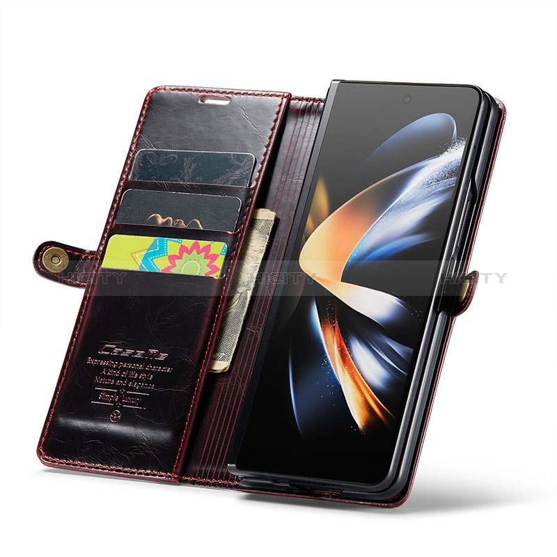 Leather Case Stands Flip Cover Holder C01S for Samsung Galaxy Z Fold4 5G