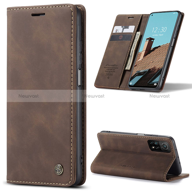 Leather Case Stands Flip Cover Holder C01S for Xiaomi Mi 10T 5G