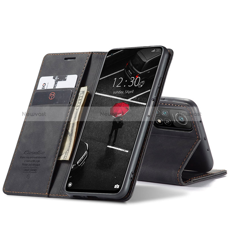 Leather Case Stands Flip Cover Holder C01S for Xiaomi Mi 10T 5G