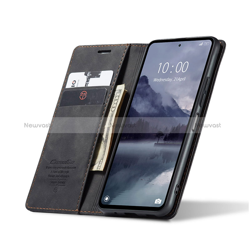 Leather Case Stands Flip Cover Holder C01S for Xiaomi Redmi 12 5G