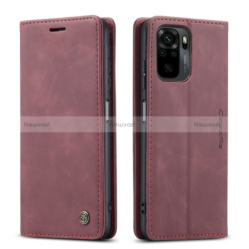 Leather Case Stands Flip Cover Holder C01S for Xiaomi Redmi Note 10S 4G