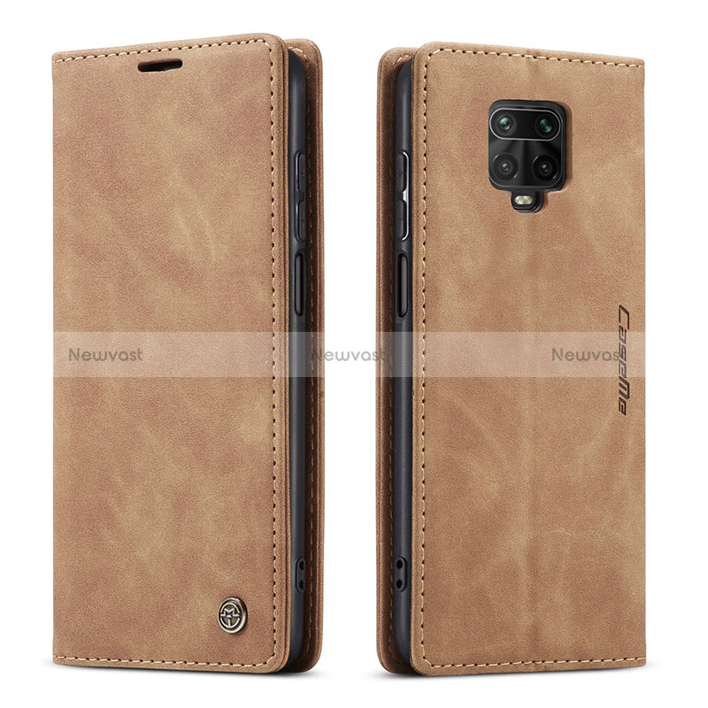 Leather Case Stands Flip Cover Holder C01S for Xiaomi Redmi Note 9 Pro