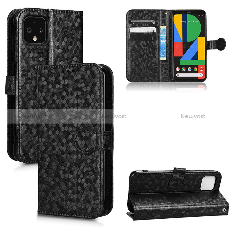 Leather Case Stands Flip Cover Holder C01X for Google Pixel 4 XL