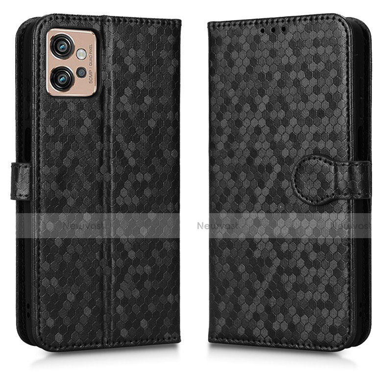 Leather Case Stands Flip Cover Holder C01X for Motorola Moto G32