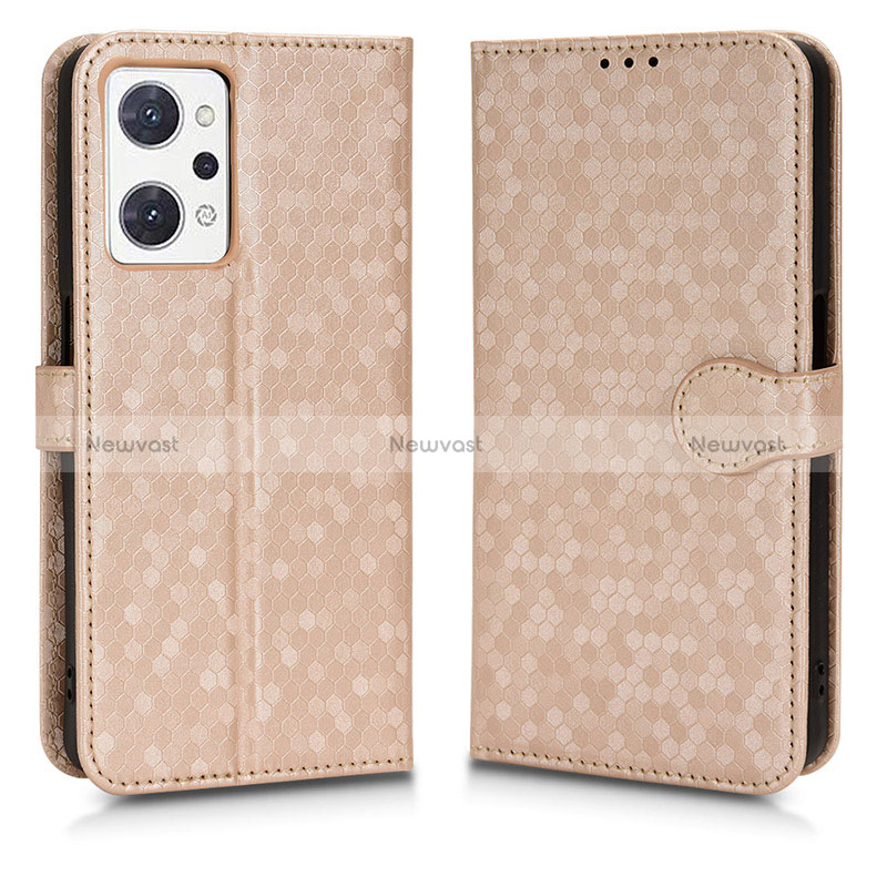 Leather Case Stands Flip Cover Holder C01X for Oppo Reno7 A