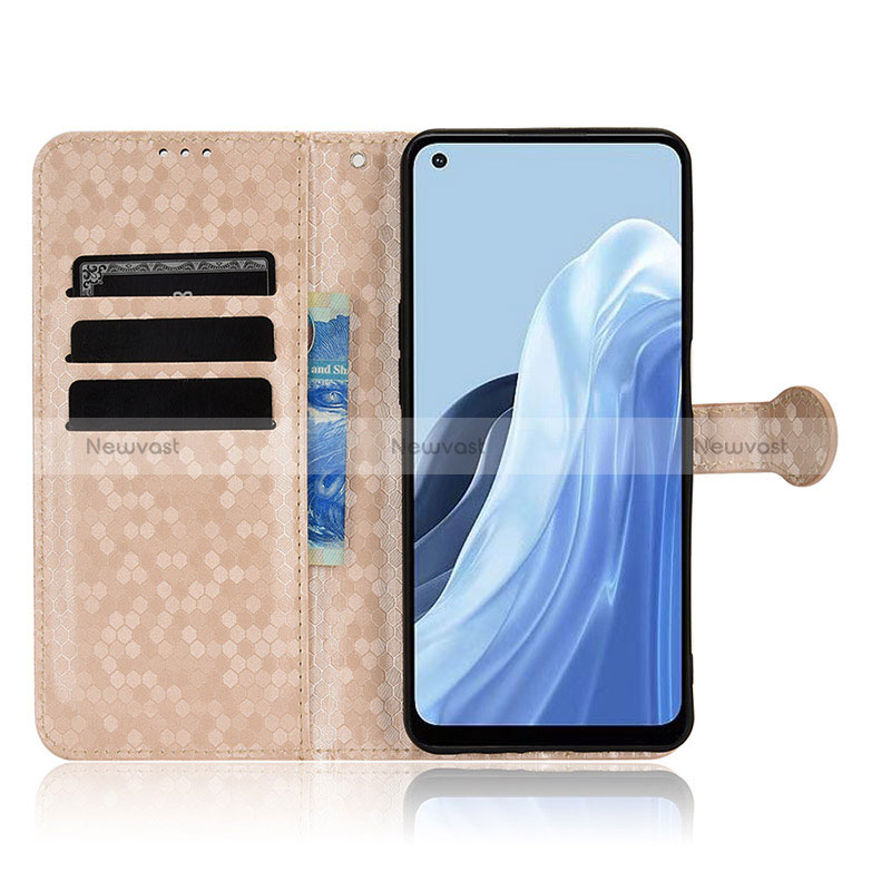 Leather Case Stands Flip Cover Holder C01X for Oppo Reno7 A