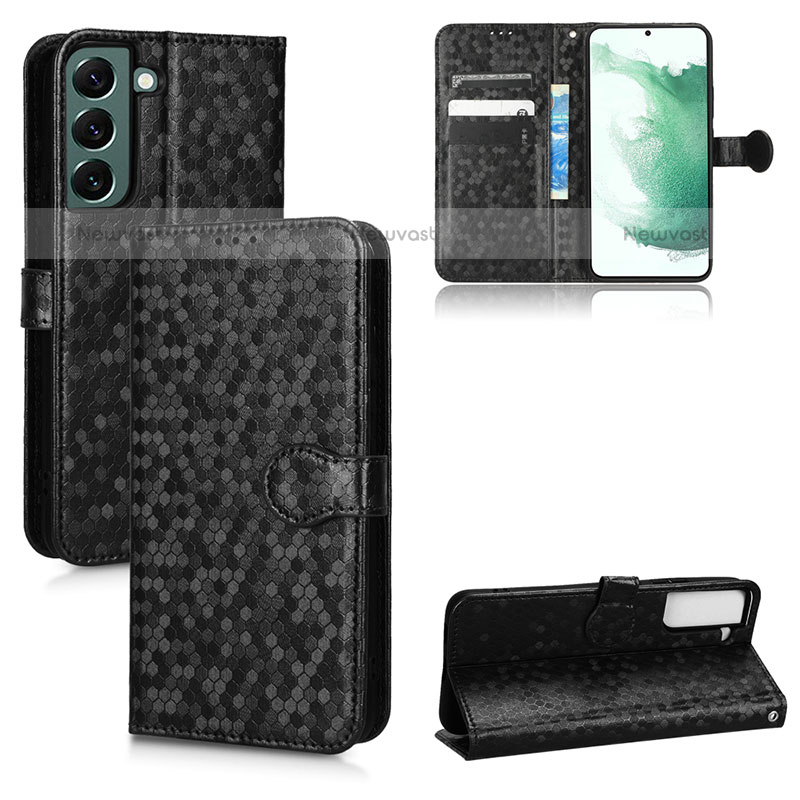 Leather Case Stands Flip Cover Holder C01X for Samsung Galaxy S23 Plus 5G