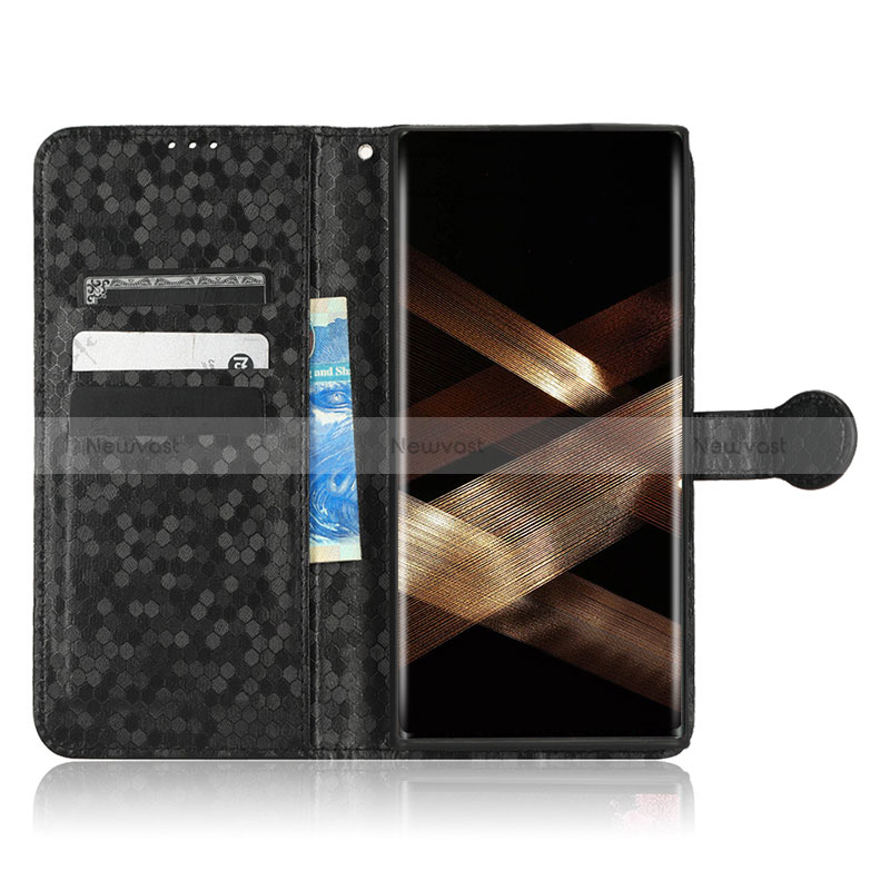 Leather Case Stands Flip Cover Holder C01X for Samsung Galaxy S24 Ultra 5G