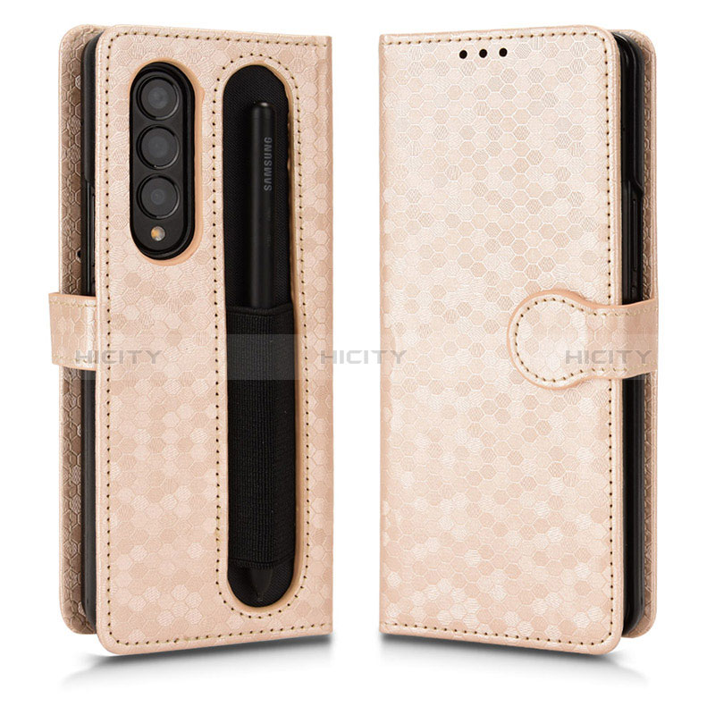 Leather Case Stands Flip Cover Holder C01X for Samsung Galaxy Z Fold4 5G