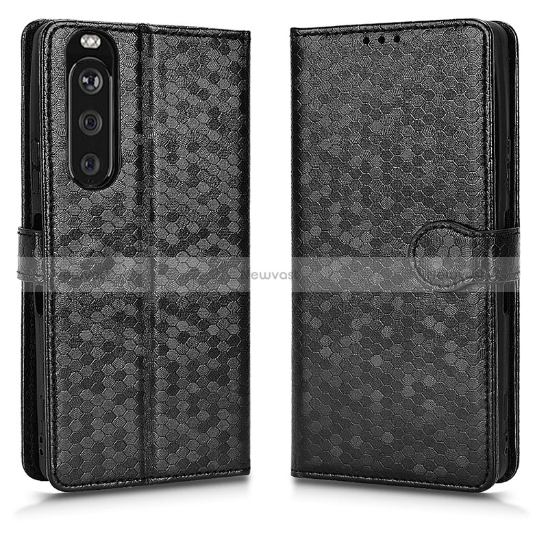 Leather Case Stands Flip Cover Holder C01X for Sony Xperia 1 III