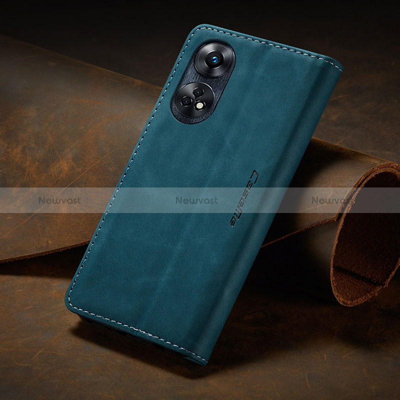 Leather Case Stands Flip Cover Holder C02S for Oppo Reno8 T 4G