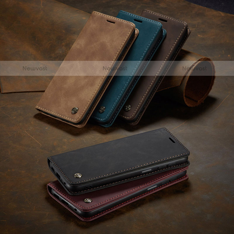 Leather Case Stands Flip Cover Holder C02S for Samsung Galaxy M33 5G