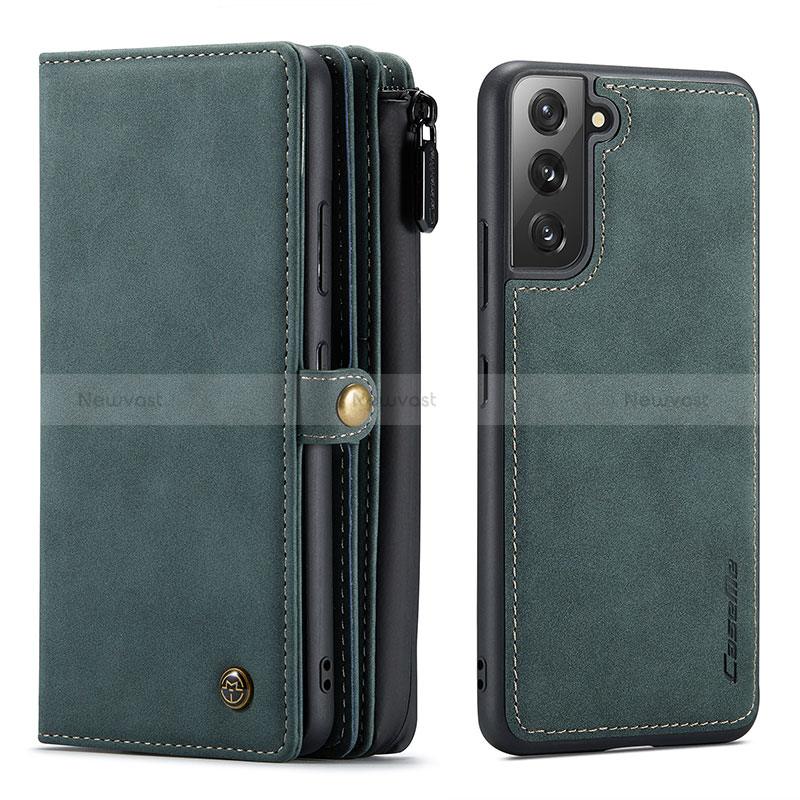 Leather Case Stands Flip Cover Holder C02S for Samsung Galaxy S22 Plus 5G