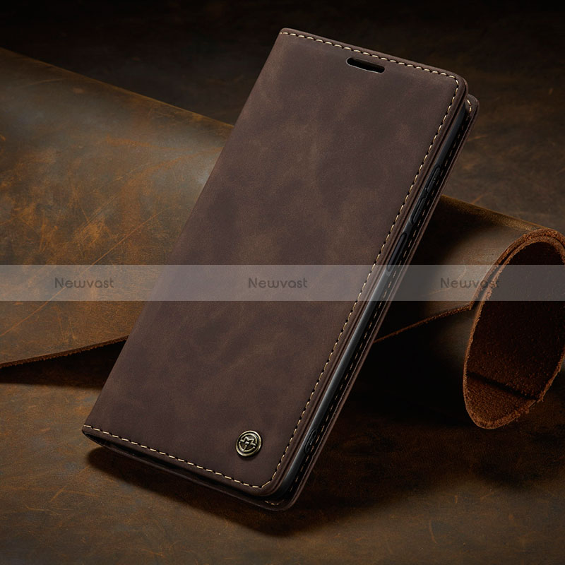 Leather Case Stands Flip Cover Holder C02S for Xiaomi Redmi Note 9 Pro