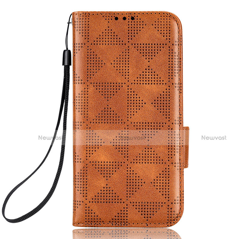 Leather Case Stands Flip Cover Holder C02X for Motorola Moto G52j 5G