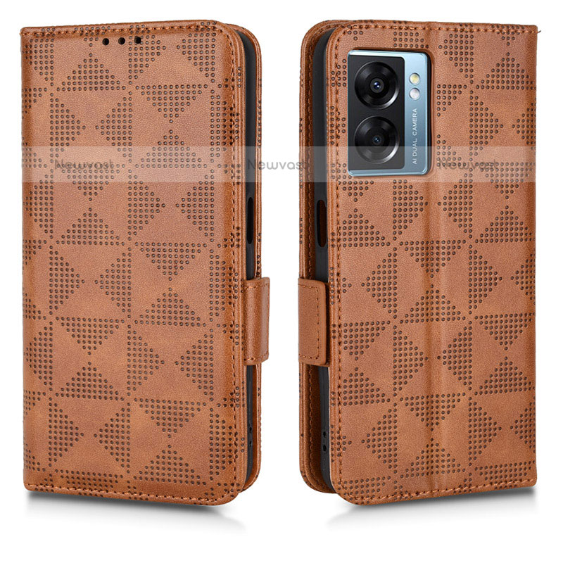 Leather Case Stands Flip Cover Holder C02X for OnePlus Nord N300 5G