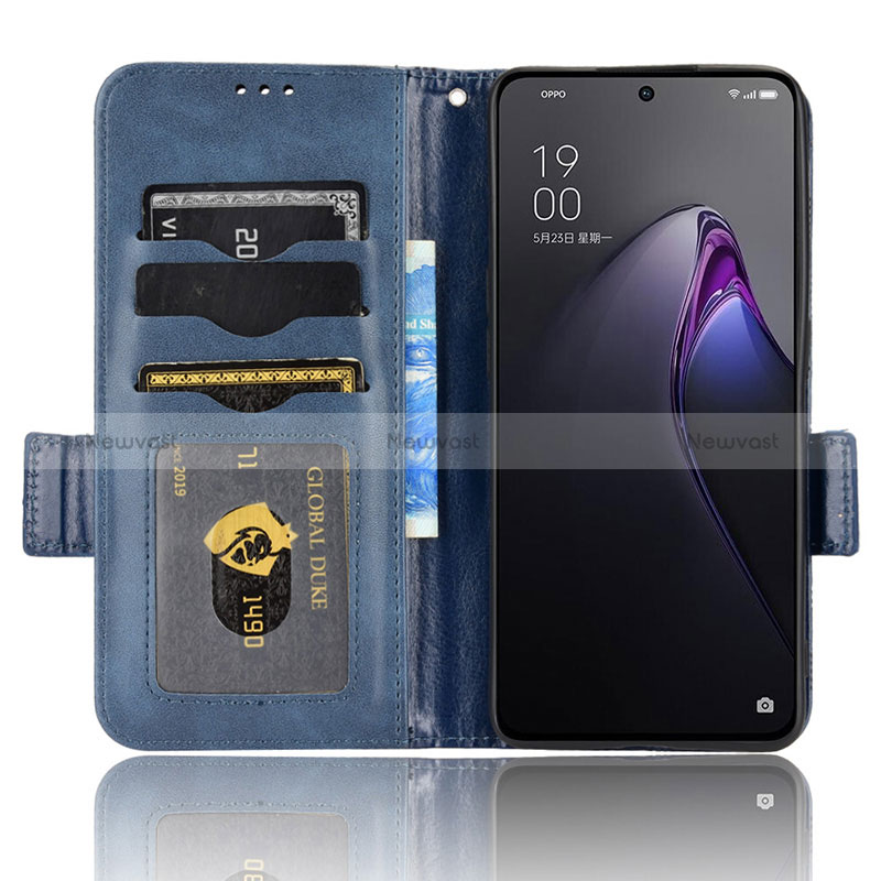 Leather Case Stands Flip Cover Holder C02X for Oppo Reno8 Pro+ Plus 5G