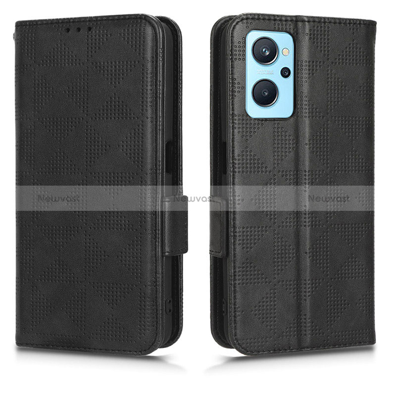 Leather Case Stands Flip Cover Holder C02X for Realme 9i 4G