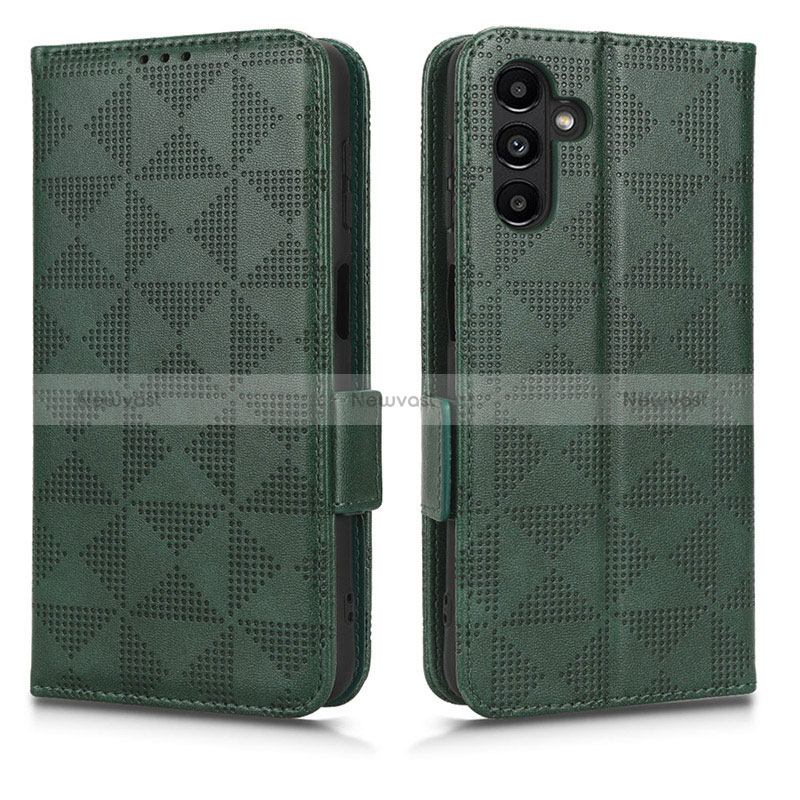 Leather Case Stands Flip Cover Holder C02X for Samsung Galaxy A04s