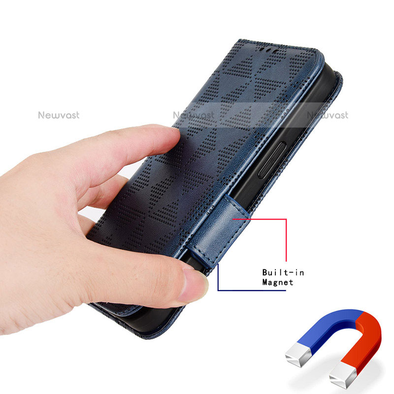 Leather Case Stands Flip Cover Holder C02X for Samsung Galaxy S22 5G