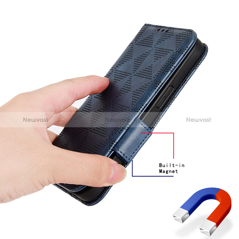 Leather Case Stands Flip Cover Holder C02X for Samsung Galaxy S25 Plus 5G