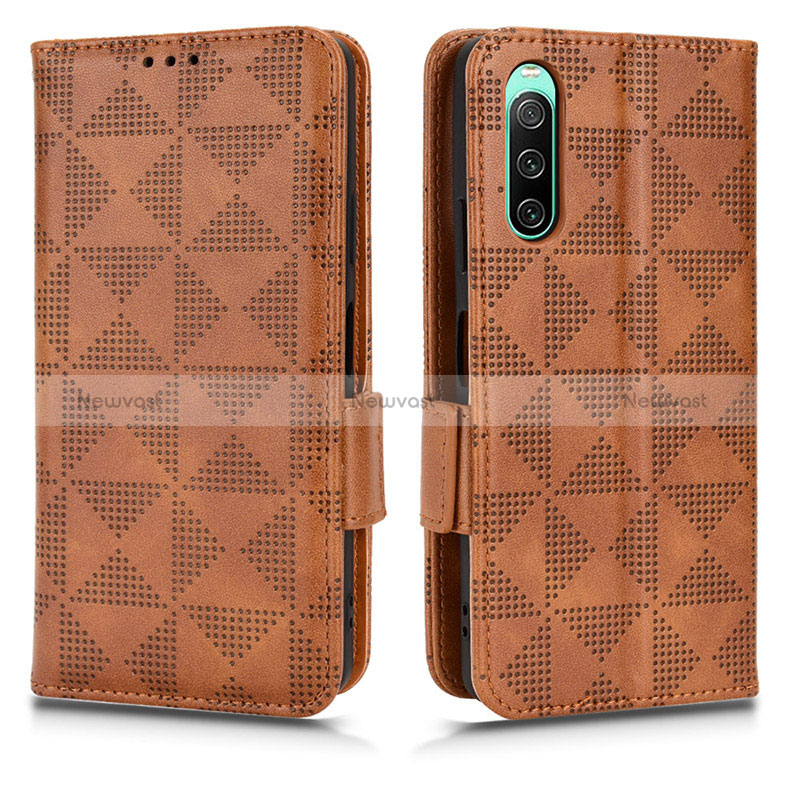 Leather Case Stands Flip Cover Holder C02X for Sony Xperia 10 IV
