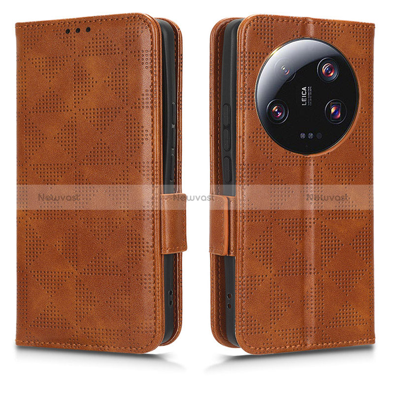 Leather Case Stands Flip Cover Holder C02X for Xiaomi Mi 13 Ultra 5G