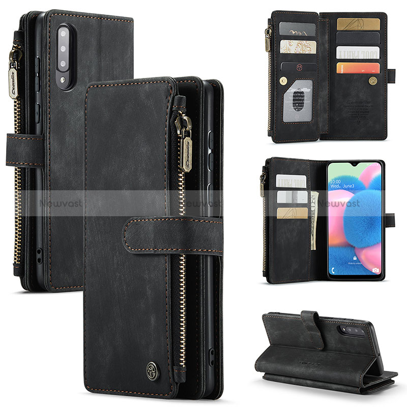 Leather Case Stands Flip Cover Holder C03S for Samsung Galaxy A30S