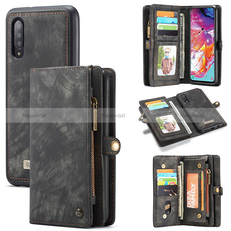 Leather Case Stands Flip Cover Holder C03S for Samsung Galaxy A70S