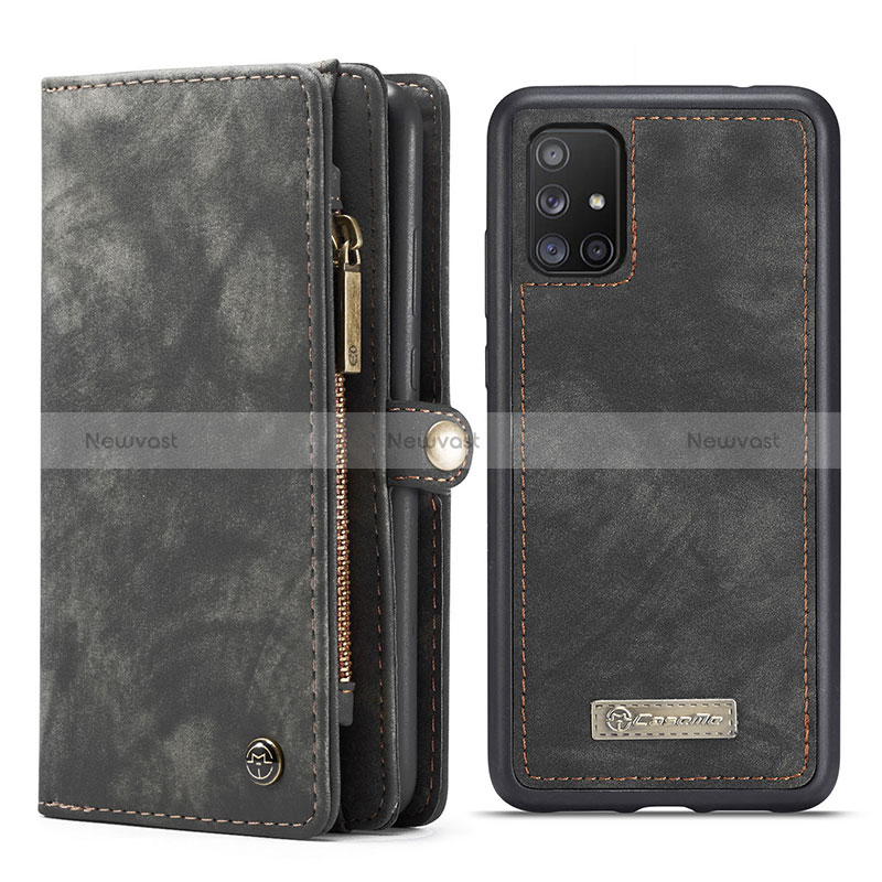 Leather Case Stands Flip Cover Holder C03S for Samsung Galaxy A71 5G