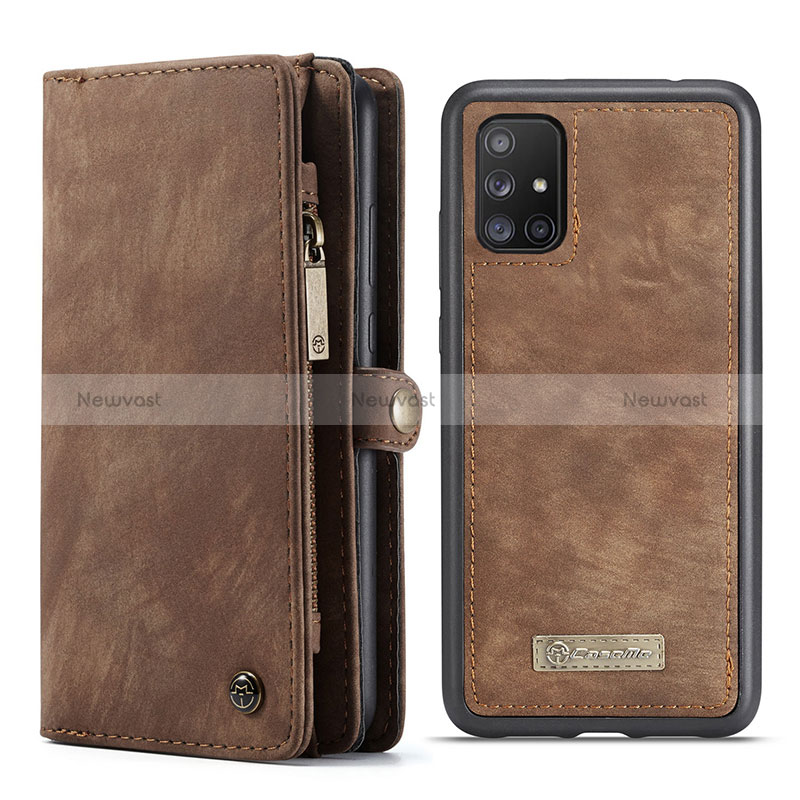 Leather Case Stands Flip Cover Holder C03S for Samsung Galaxy A71 5G