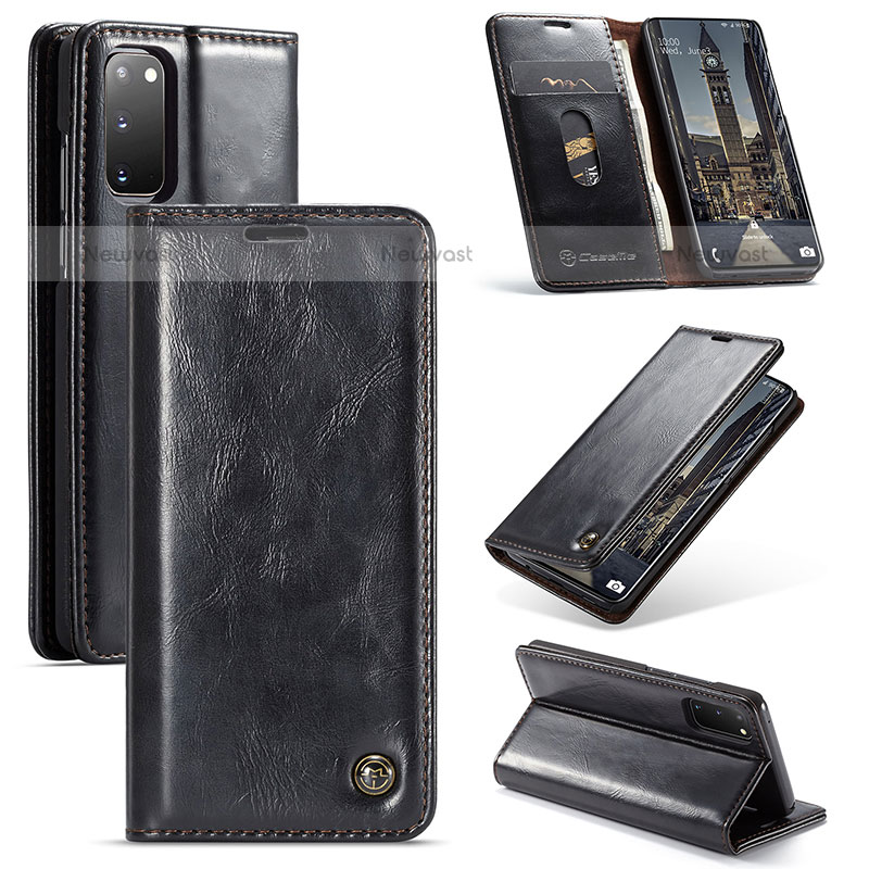 Leather Case Stands Flip Cover Holder C03S for Samsung Galaxy S20