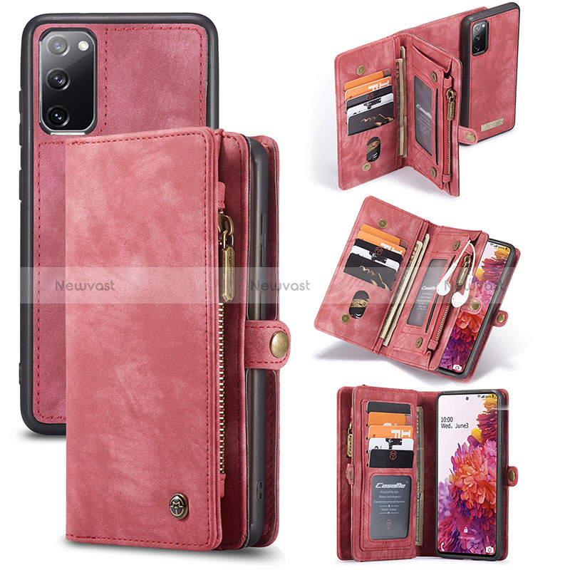 Leather Case Stands Flip Cover Holder C03S for Samsung Galaxy S20 FE (2022) 5G