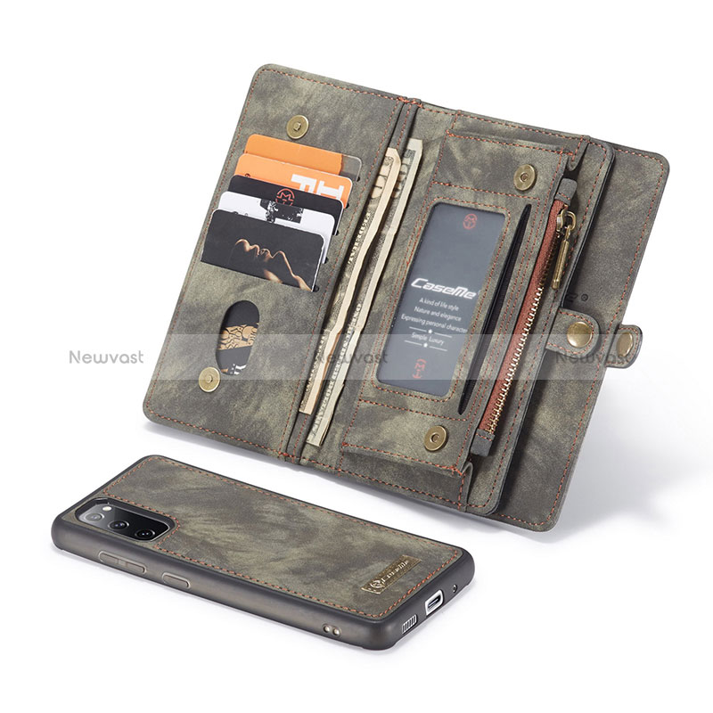 Leather Case Stands Flip Cover Holder C03S for Samsung Galaxy S20 FE (2022) 5G