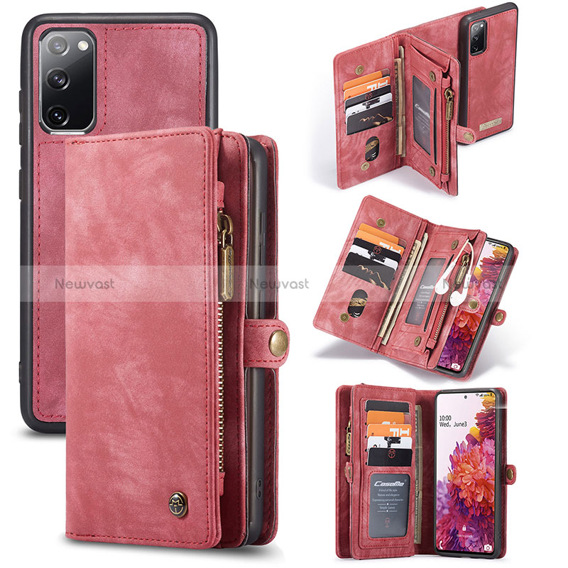 Leather Case Stands Flip Cover Holder C03S for Samsung Galaxy S20 FE 5G