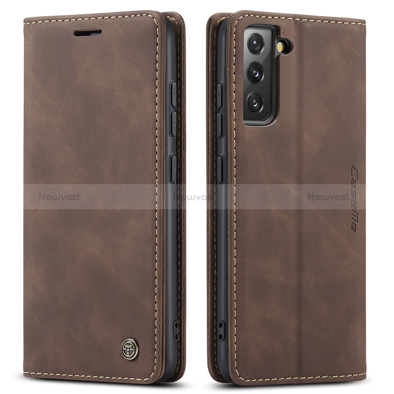Leather Case Stands Flip Cover Holder C03S for Samsung Galaxy S22 Plus 5G