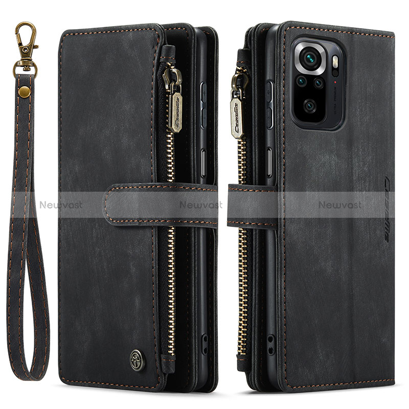 Leather Case Stands Flip Cover Holder C03S for Xiaomi Poco M5S