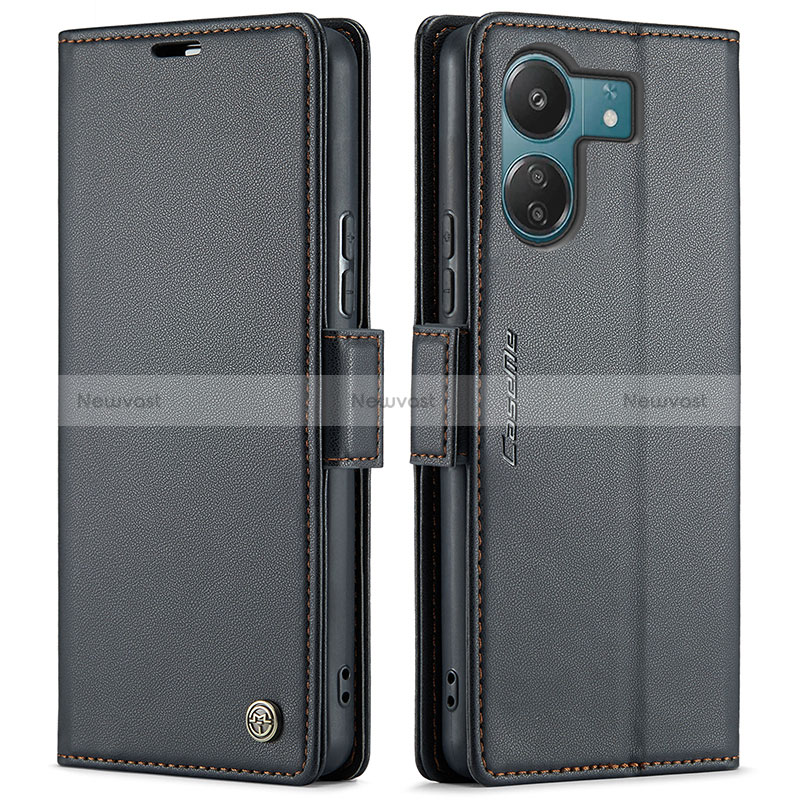 Leather Case Stands Flip Cover Holder C03S for Xiaomi Redmi 13C