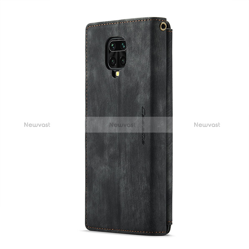 Leather Case Stands Flip Cover Holder C03S for Xiaomi Redmi Note 9 Pro Max