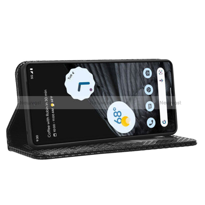 Leather Case Stands Flip Cover Holder C03X for Google Pixel 7 Pro 5G