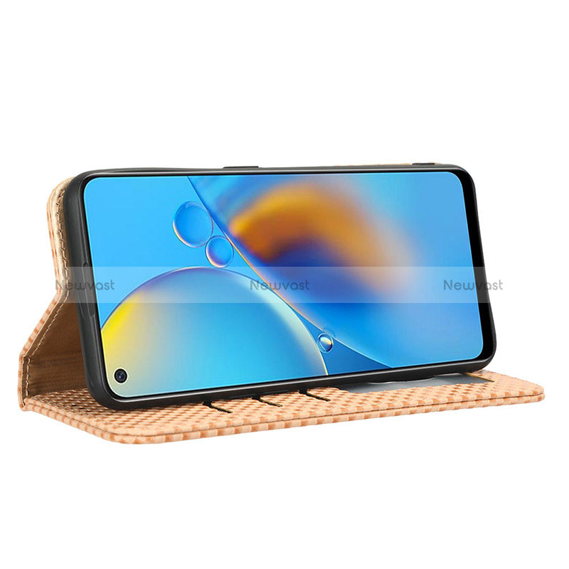 Leather Case Stands Flip Cover Holder C03X for Oppo F19s