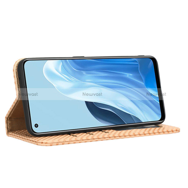 Leather Case Stands Flip Cover Holder C03X for Oppo Reno7 5G