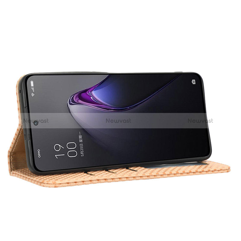 Leather Case Stands Flip Cover Holder C03X for Oppo Reno8 5G