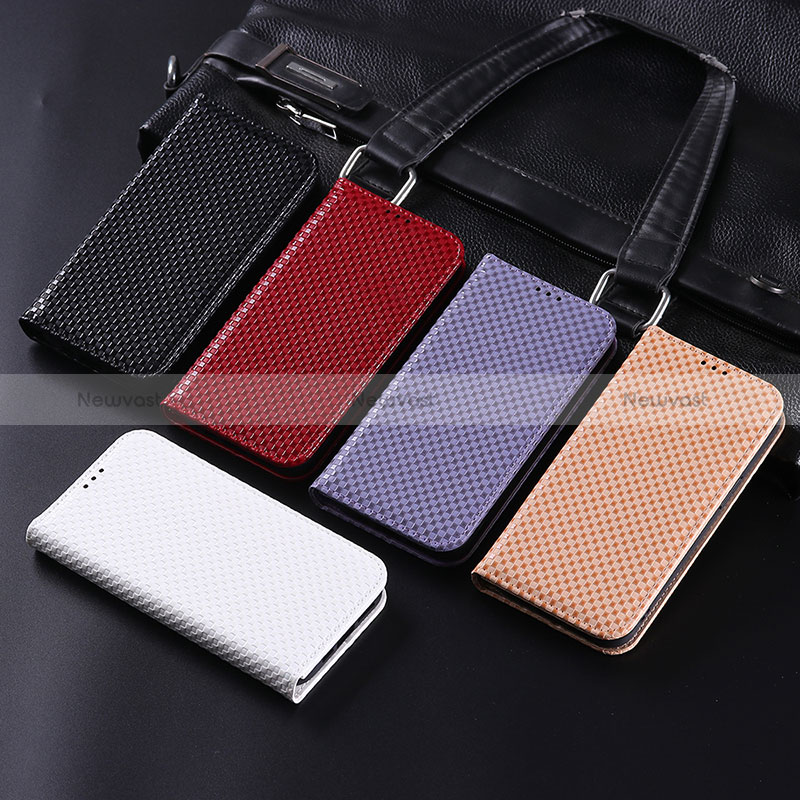 Leather Case Stands Flip Cover Holder C03X for Samsung Galaxy M12